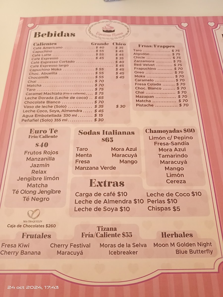 Repostería Monna Menu - Image 3